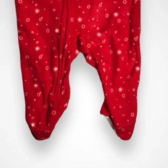 4/$20 Just Born  Fleece First Christmas Footie - Picture 3 of 5